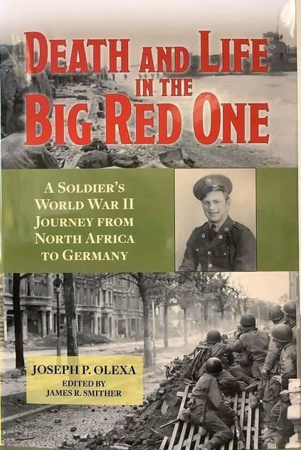 book cover of Death and Life in the Big Red One featuring a photo of the soldier in the story